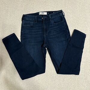 Hollister Dark Blue Women's Skinny Jeans